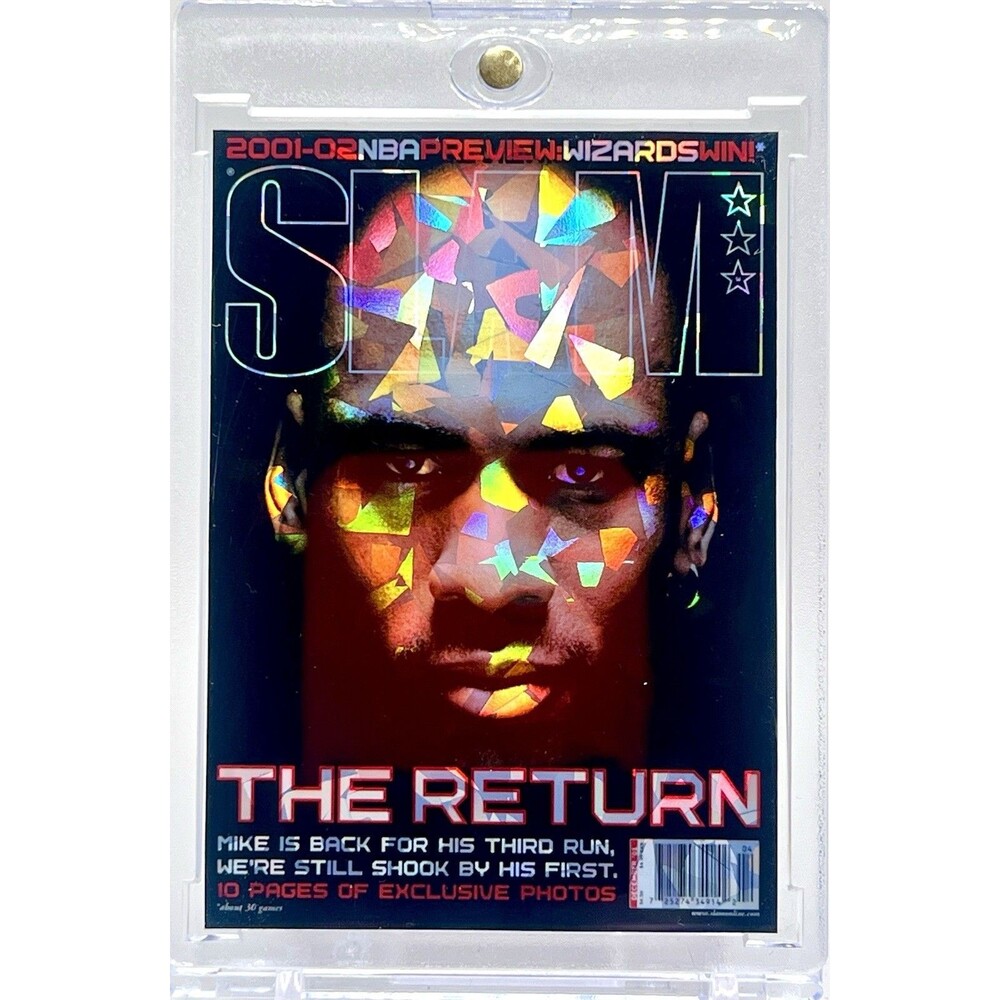 Michael Jordan Custom SLAM Series 2 Art Cards – 10 Card Cracked Ice Holo Lot